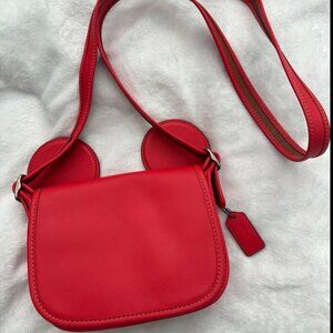 Coach X Disney Patricia Saddle Bag Glove Calf Leather $399 New w/Tags